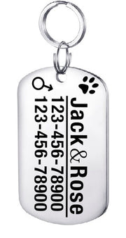 Best Pet ID Tags | Personalized Stainless Steel Pet ID Tags