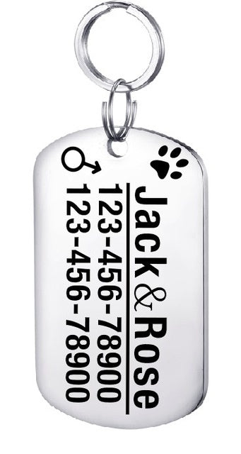 Best Pet ID Tags | Personalized Stainless Steel Pet ID Tags